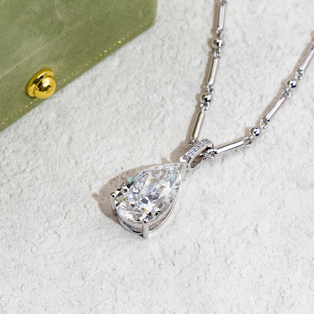 Econ-891 — The Celestial Drop Lab Diamond Pendant