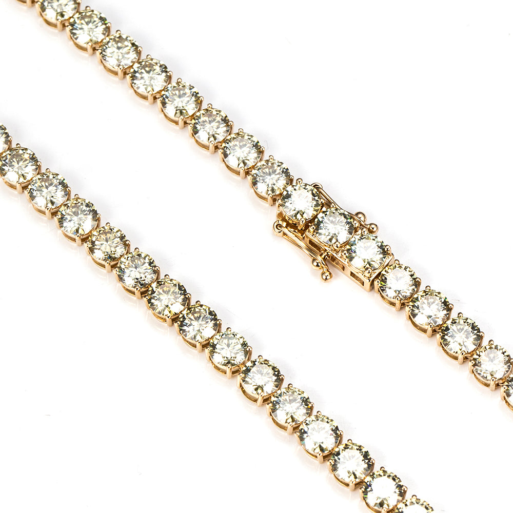 Econ-894 — The Orbit of Light Lab Diamond Tennis Necklace