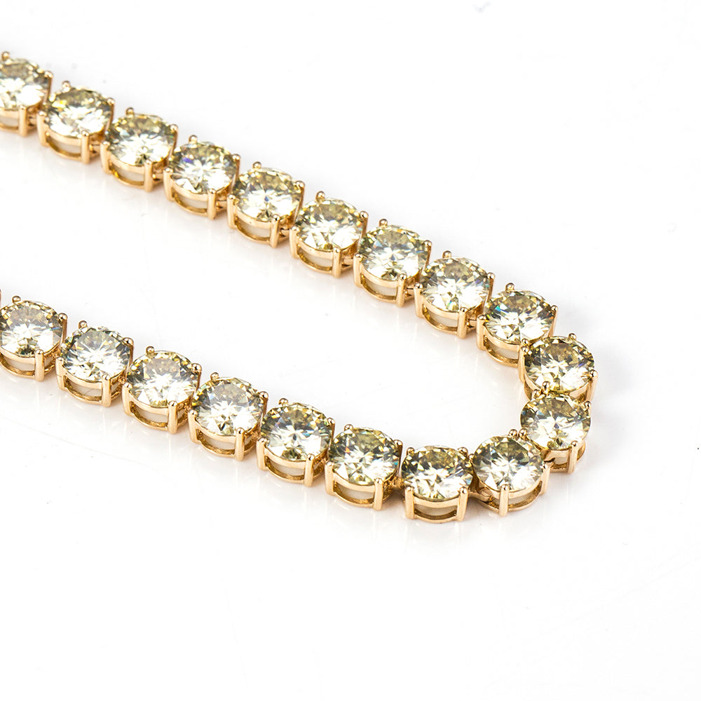Econ-894 — The Orbit of Light Lab Diamond Tennis Necklace