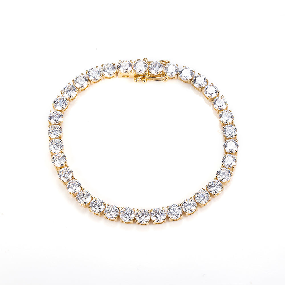 Ecob-626 | Élan Éternel Lab Diamond Tennis Bracelet in 18K Gold