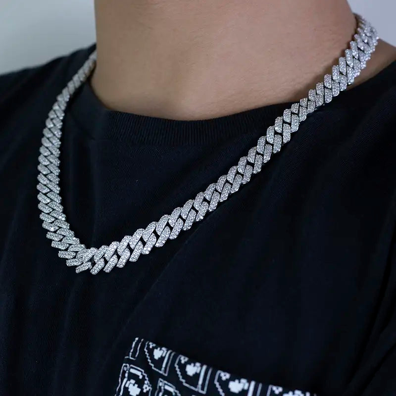 Ecoc-002 — The Monarch Frost Cuban Link Necklace