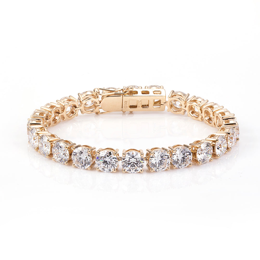 Ecob-626 | Élan Éternel Lab Diamond Tennis Bracelet in 18K Gold