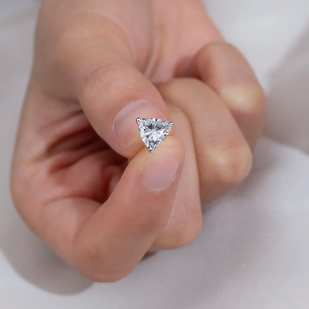 Ecoe-790 — The Prism of Grace Lab Diamond Stud Earrings