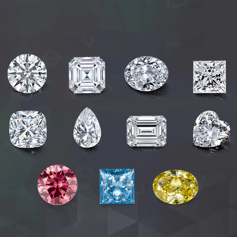 Round Shape Lab Grown Diamond Price List 0.3ct - 30ct IGI Certificate CVD HPHT Diamond