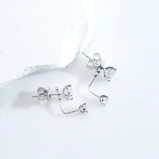 Ecoe-732 — The Twin Radiance Lab Diamond Drop Earrings
