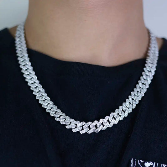 Ecoc-002 — The Monarch Frost Cuban Link Necklace