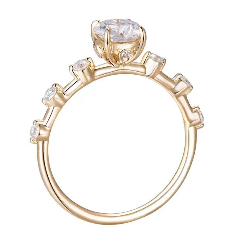 Eco-509 | 14K Classic Lab Diamond Eternity Ring By Ecogemma