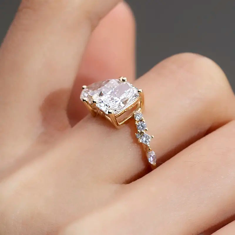 Eco-1409 | Double Stone Lab-Grown Diamond Ring By Ecogemma