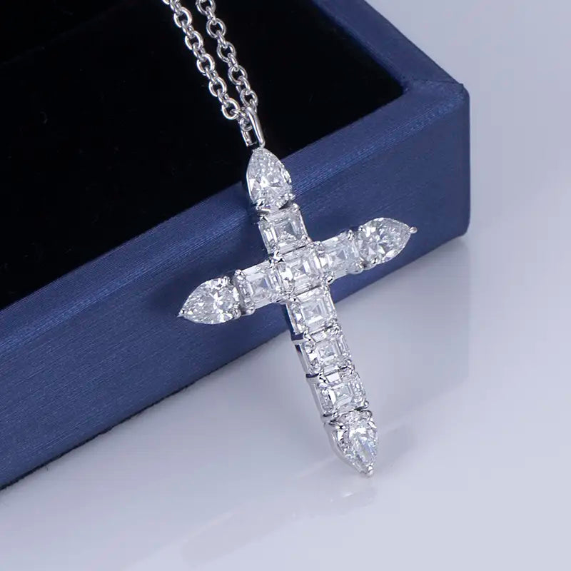 Econ-001 — The Sacred Geometry Lab Diamond Cross Pendant