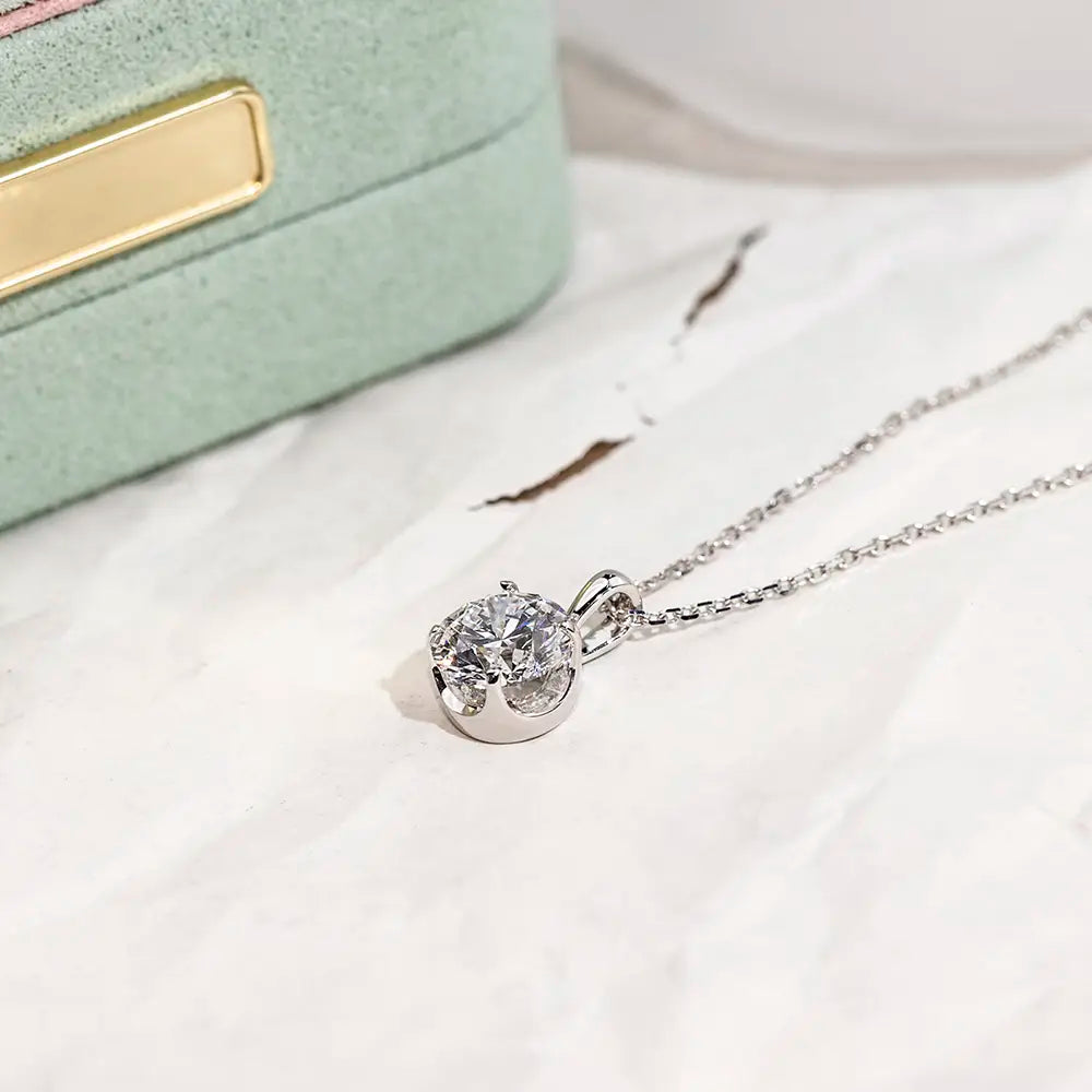 Econ-849 — The Whisper of Light Lab Diamond Pendant Necklace