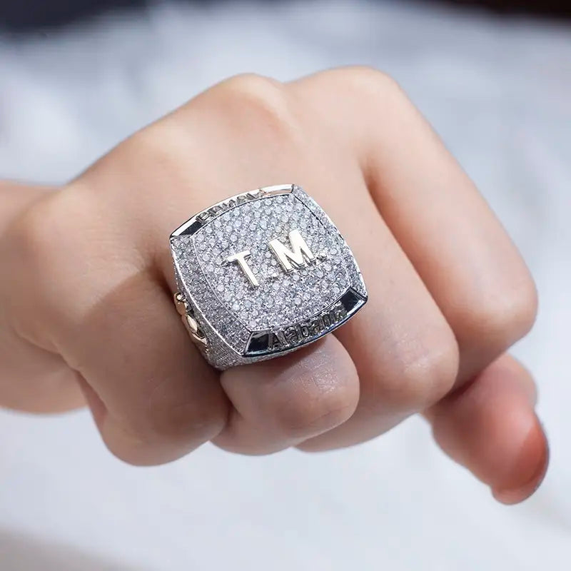 Eco-808 | 10K Gold & 925 Silver Lab Diamond Ring By Ecogemma