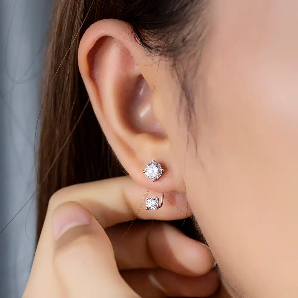 Ecoe-732 — The Twin Radiance Lab Diamond Drop Earrings