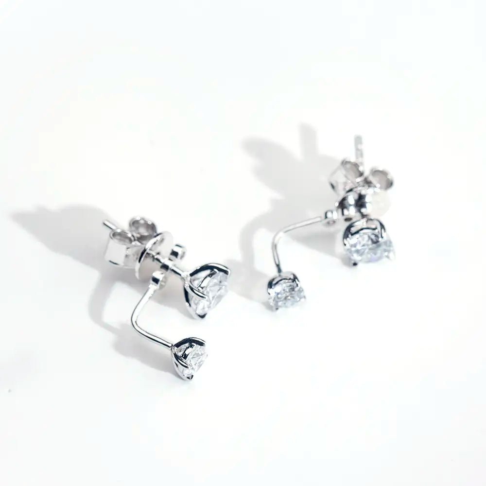 Ecoe-732 — The Twin Radiance Lab Diamond Drop Earrings
