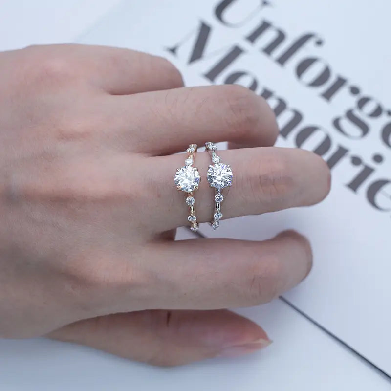 Eco-509 | 14K Classic Lab Diamond Eternity Ring By Ecogemma
