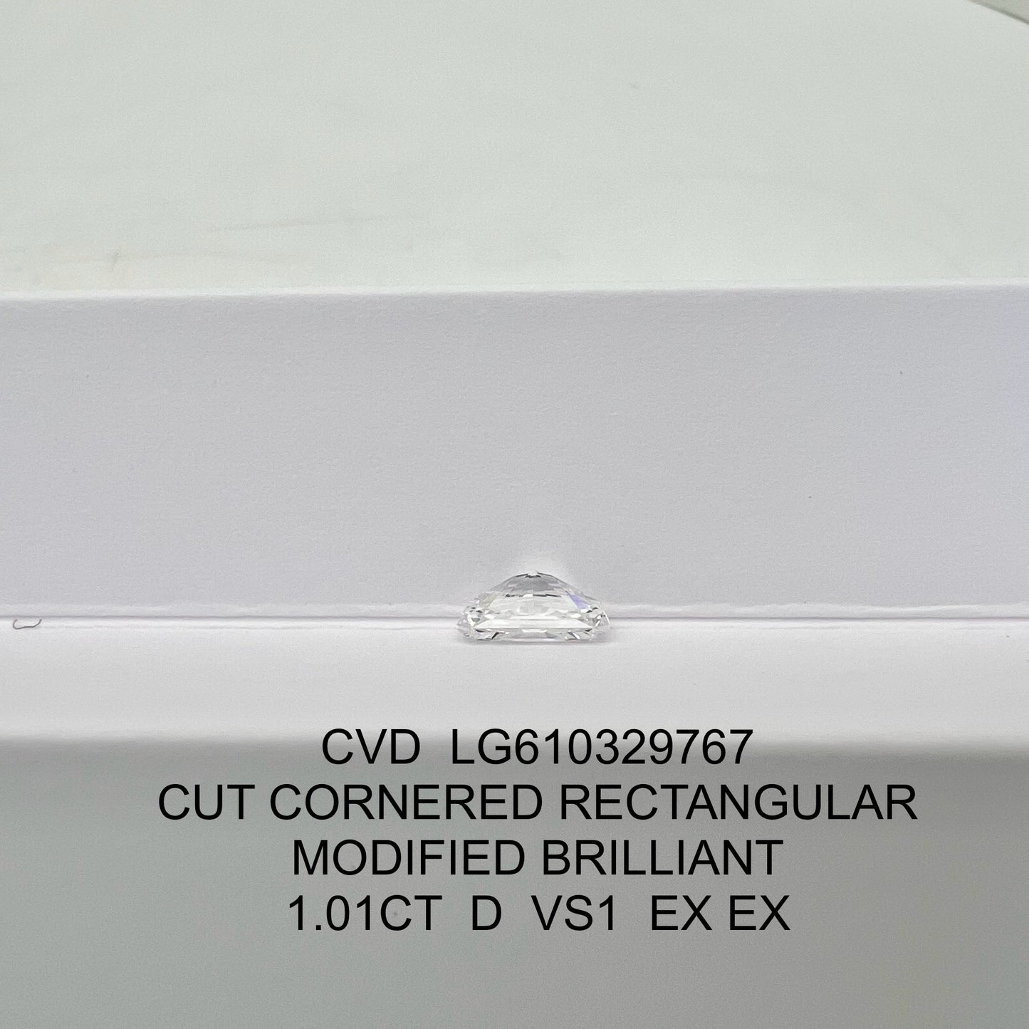 Radiant D VS1 EX EX 1.01ct CVD Lab Grown Diamond with IGI Certificate LG 610329767