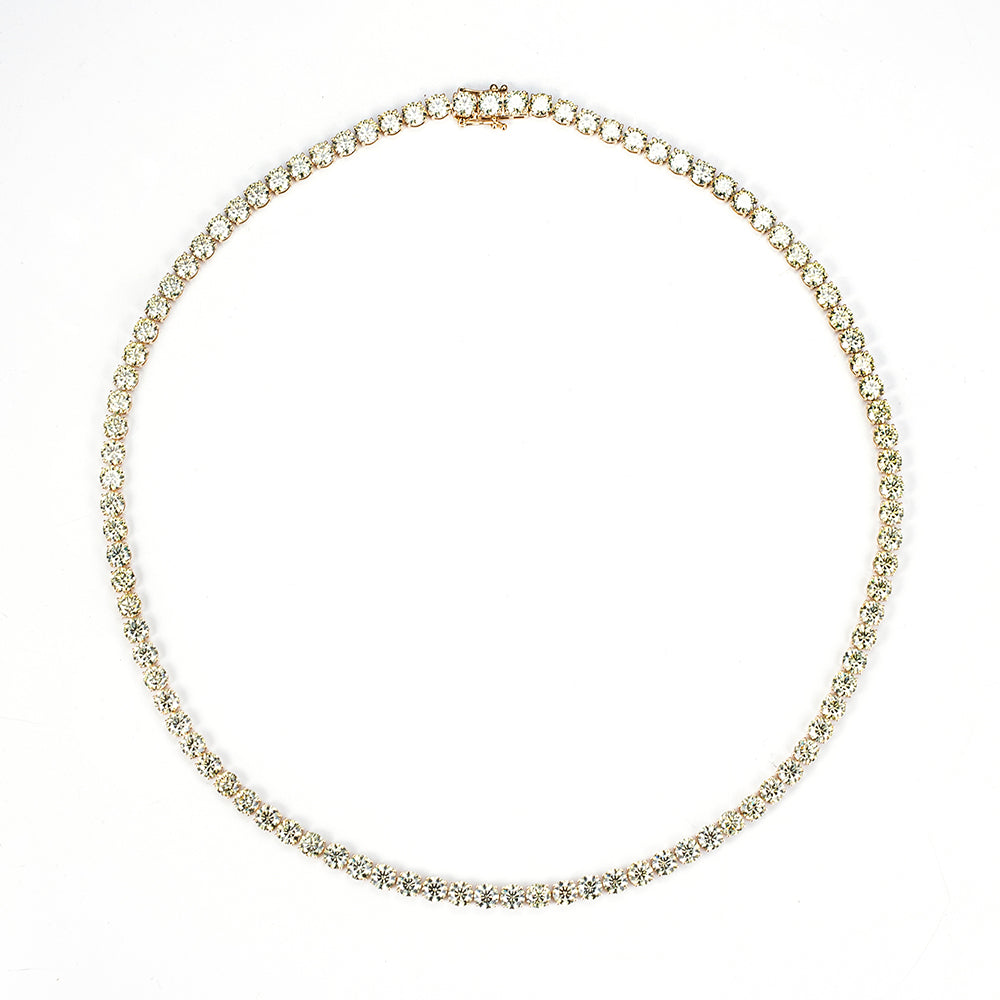 Econ-894 — The Orbit of Light Lab Diamond Tennis Necklace