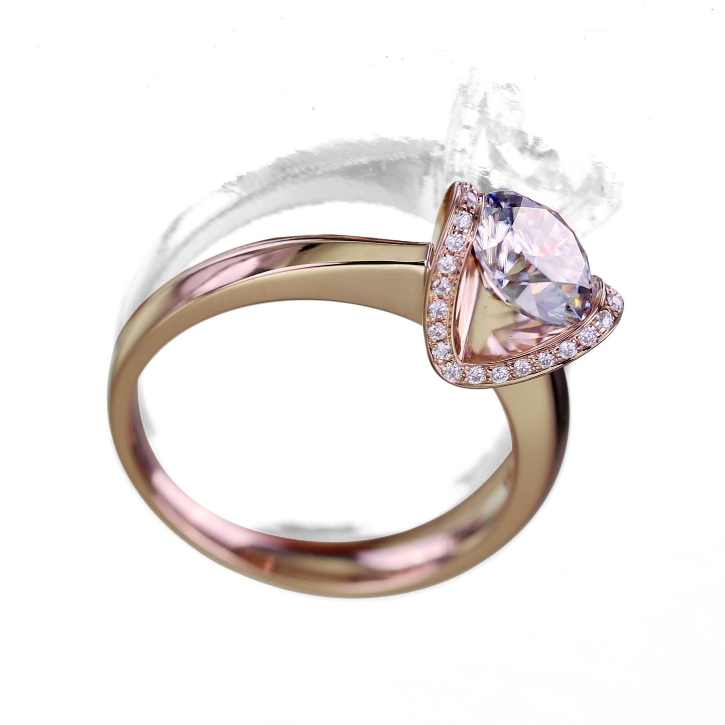 Eco-063 1.0ct D VS1 Lab-Grown Diamond | 18K Rose Gold | IGI Certified