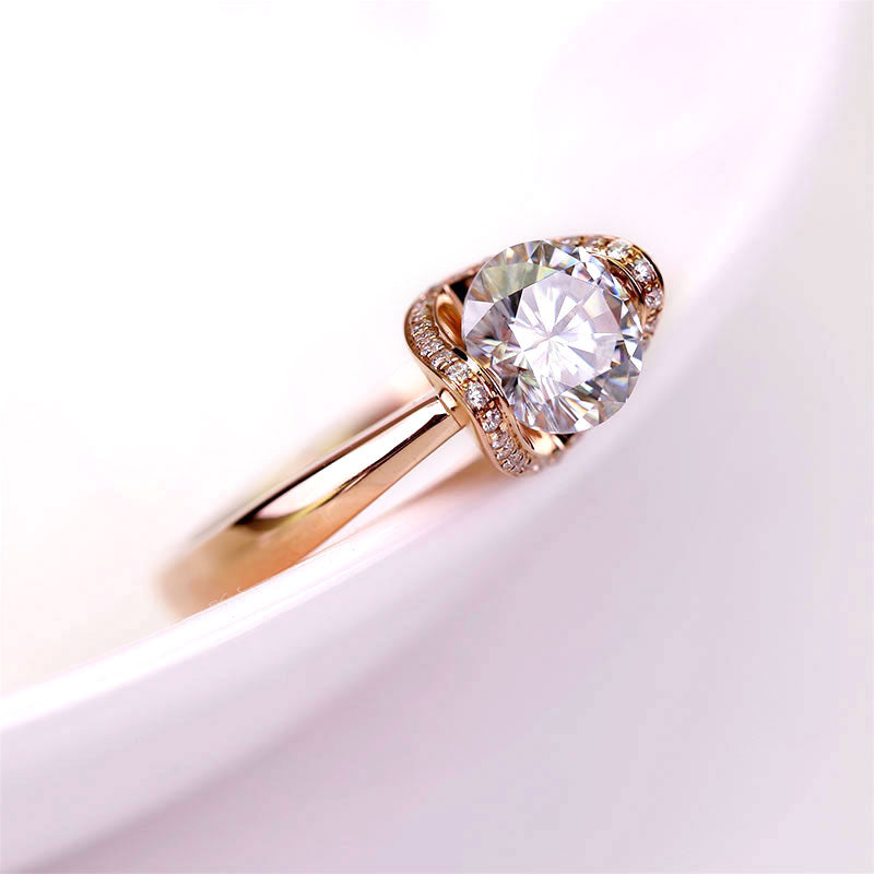 Eco-063 1.0ct D VS1 Lab-Grown Diamond | 18K Rose Gold | IGI Certified