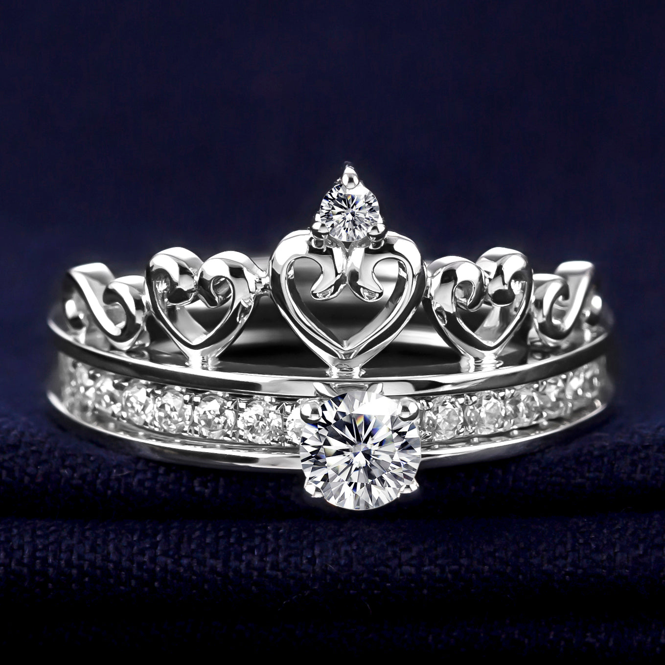 Eco-139 Customization | 18K White Gold | Round Brilliant-Cut Lab-Grown Diamond 1.00ct D VVS1| IGI Certified