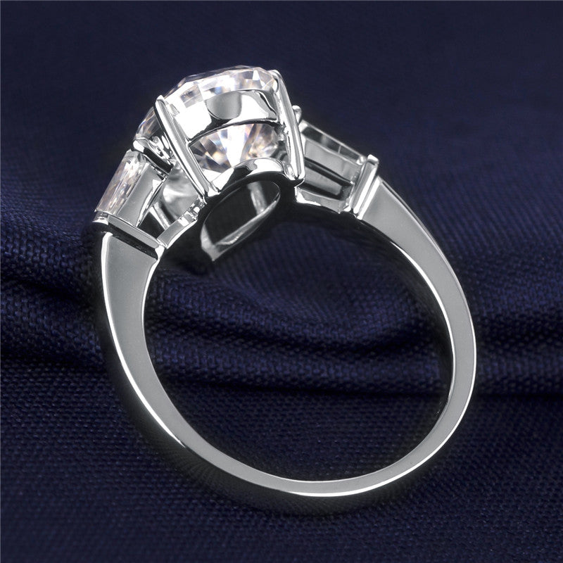 Eco-249 Customization | 18K White Gold | 2ct Lab-Grown Diamond E VVS2 | IGI Certified