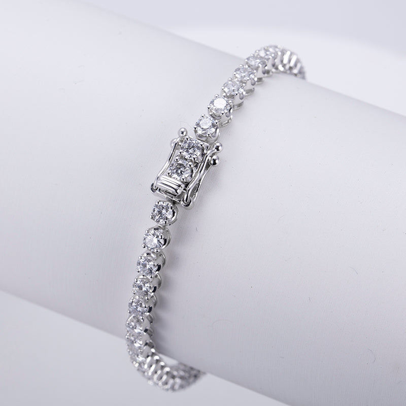 Ecob-565 "Celestial Lineage" Lab-Grown Diamond Tennis Bracelet