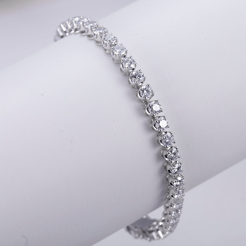 Ecob-565 "Celestial Lineage" Lab-Grown Diamond Tennis Bracelet
