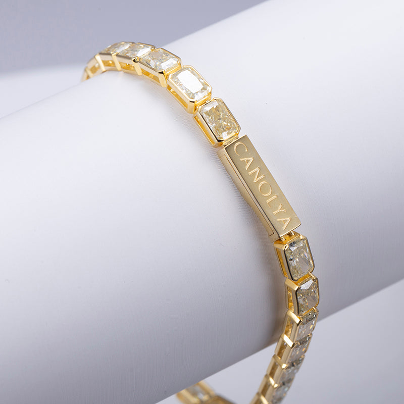 Ecob-568 "Signature Vault" Lab-Grown Diamond Link Bracelet