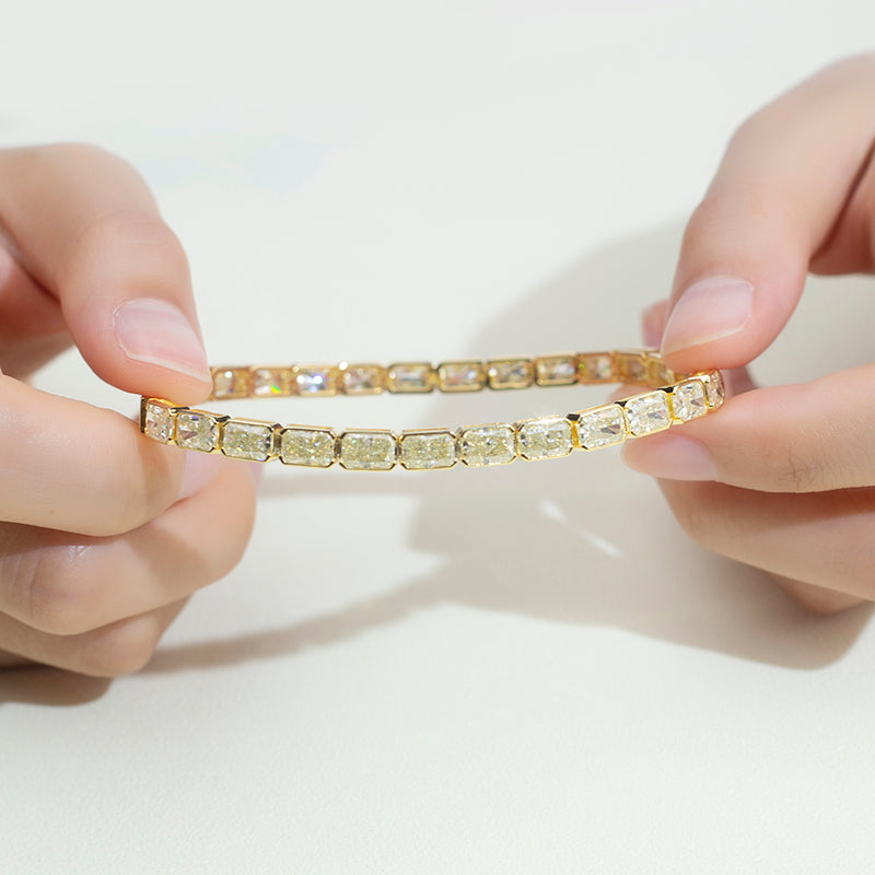 Ecob-568 "Signature Vault" Lab-Grown Diamond Link Bracelet