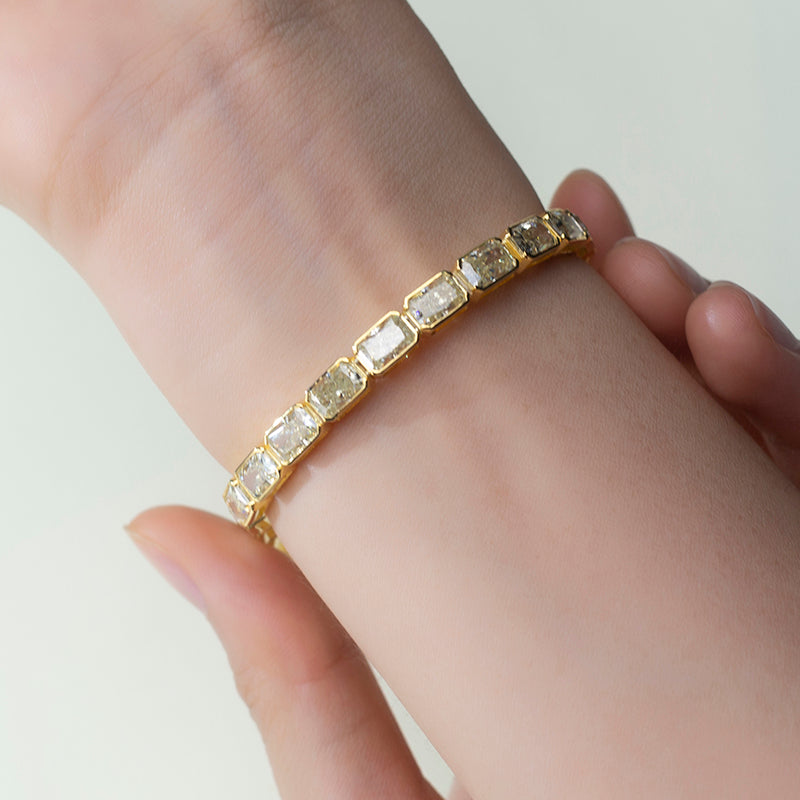 Ecob-568 "Signature Vault" Lab-Grown Diamond Link Bracelet