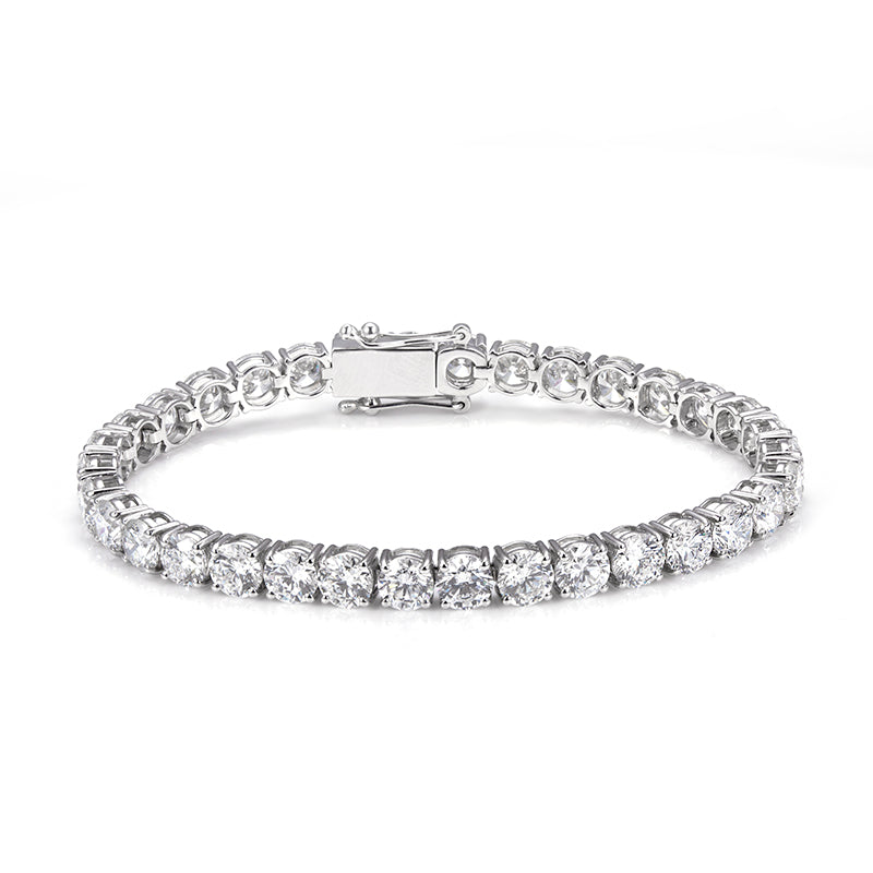 Ecob-584 Orbit of Grace Lab-Grown Diamond Tennis Bracelet