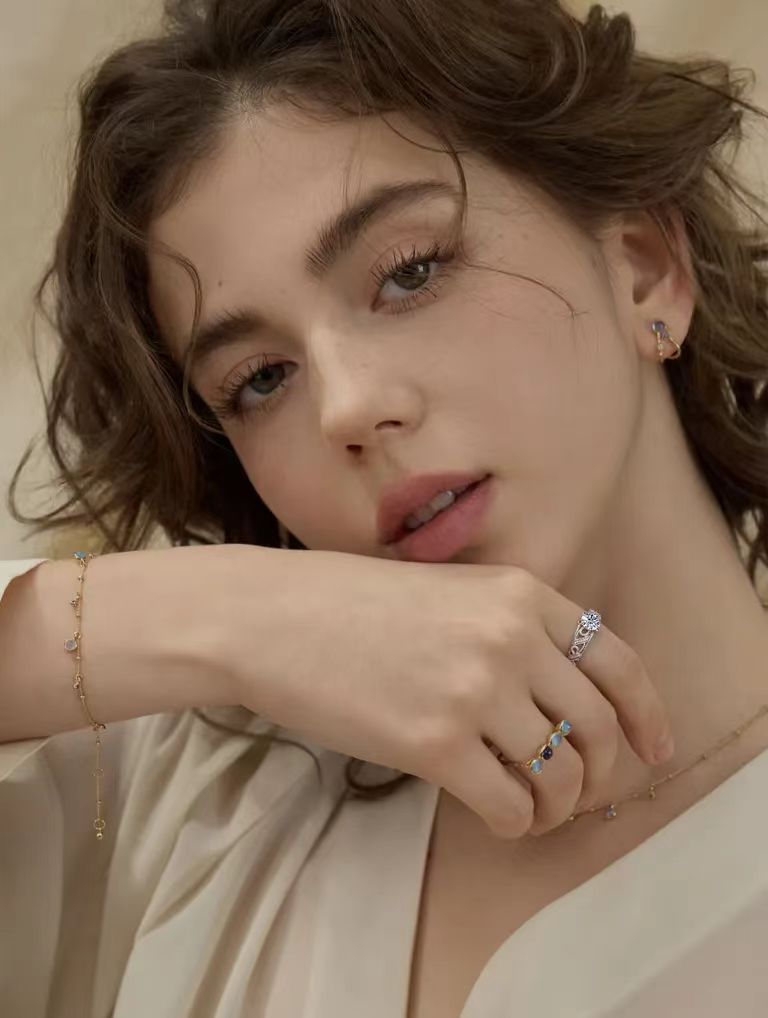 Eco-001 | Lab-Grown Diamond Filigree Ring in 18K White Gold By Ecogemma