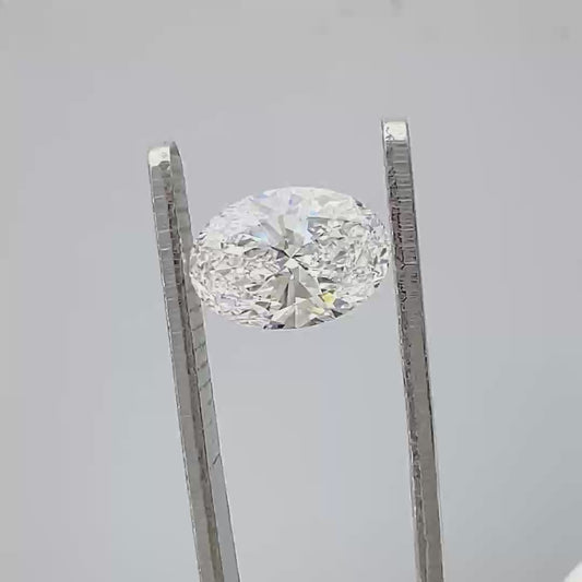 Oval Brilliant D VS1 EX 1.0ct HPHT Lab Grown Diamond with IGI Certificate LG717584842