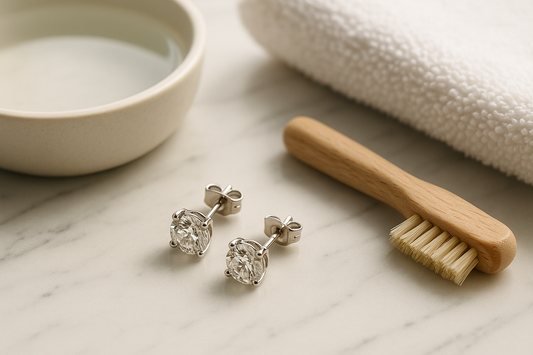 How to Care for Your Diamond Earrings: Cleaning, Storage & Everyday Protection