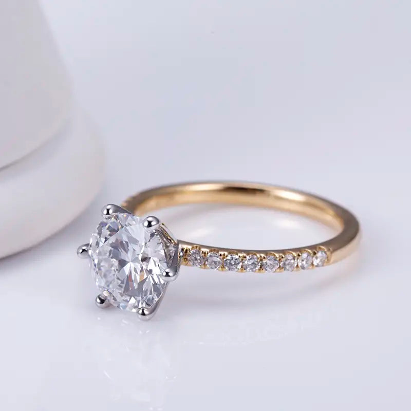 Eco-1000 Customization 1.45CT Lab-Grown Diamond Solitaire Ring