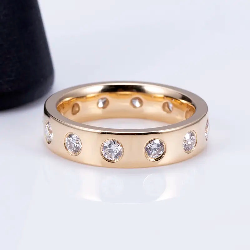 Eco-1347 | Custom 18K Lab Diamond Men’s Ring