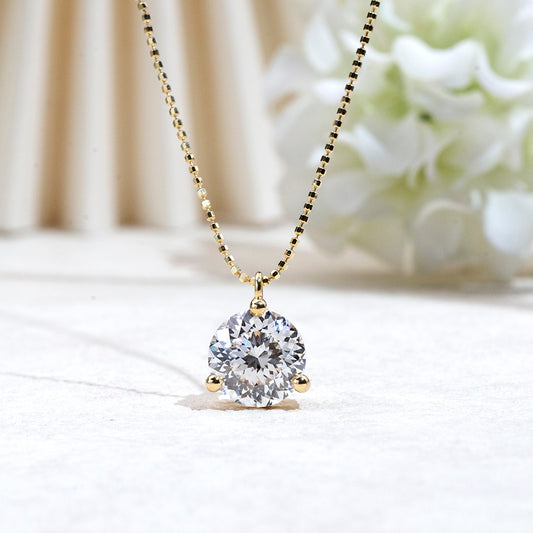 Econ-893 — The Golden Pulse Lab Diamond Pendant | Ethical Luxury
