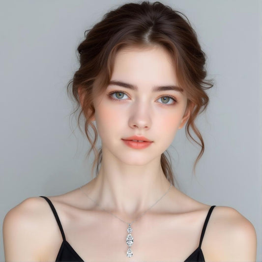 Econ-897 — The Trilogy of Light Lab Diamond Pendant