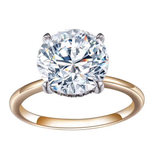 Eco-506 | Solitaire Lab-Grown Diamond Ring in 18K Gold  By Ecogemma