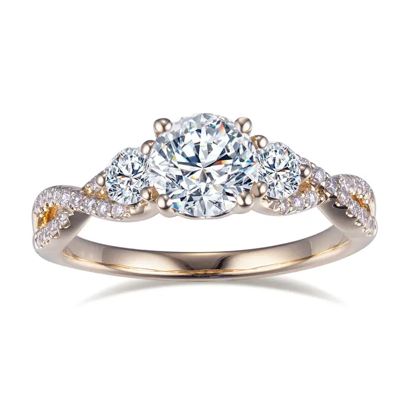 Eco-609 14K Gold Lab Diamond Ring – Ecogemma Collection