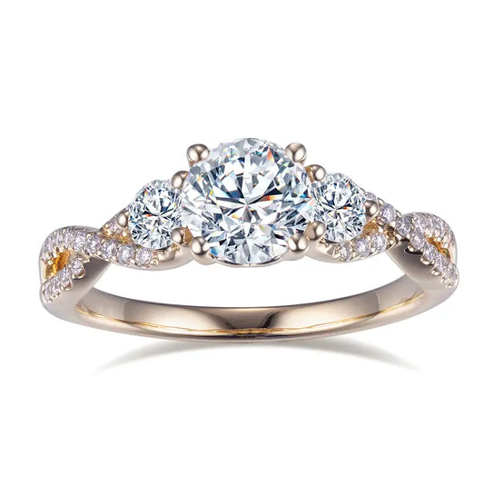 Eco-609 14K Gold Lab Diamond Ring – Ecogemma Collection