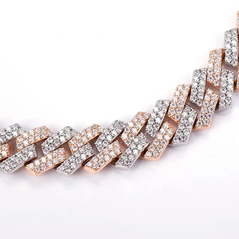 Ecogemma Harley-518 Iced Out Cuban Link Chain