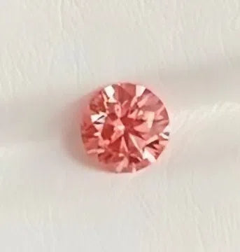 Round Shape Fancy Vivid Pink VS1 ID EX EX 1ct Lab Grown Diamond with IGI Certificate  LG704563416CVD
