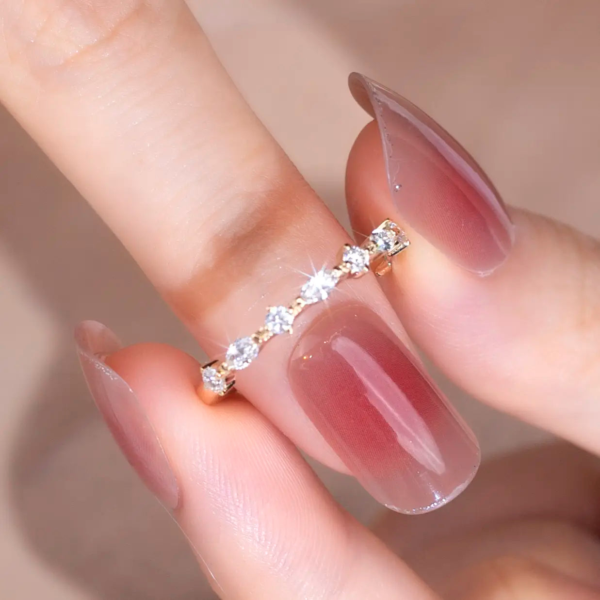 Eco-903 | 18K Gold Marquise Lab-Grown Diamond Ring (DEF/VS) – Ecogemma