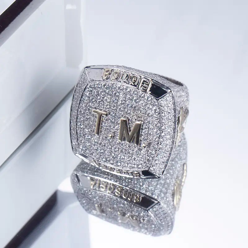 Eco-808 | 10K Gold &amp; 925 Silver Lab Diamond Ring  By Ecogemma