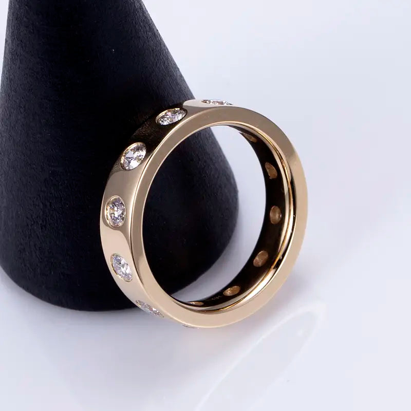 Eco-1347 | Custom 18K Lab Diamond Men’s Ring