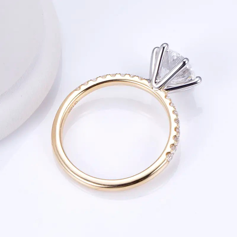 Eco-1000 Customization 1.45CT Lab-Grown Diamond Solitaire Ring