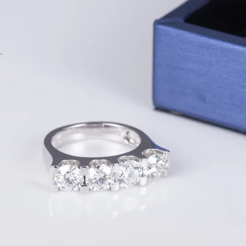 Eco-594 | 0.5ct Lab-Grown Diamond Solitaire Ring in 18K White Gold  By Ecogemma