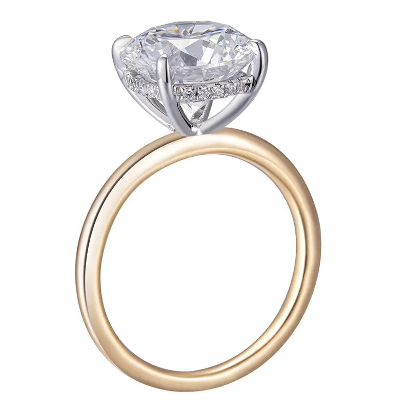 Eco-506 | Solitaire Lab-Grown Diamond Ring in 18K Gold  By Ecogemma