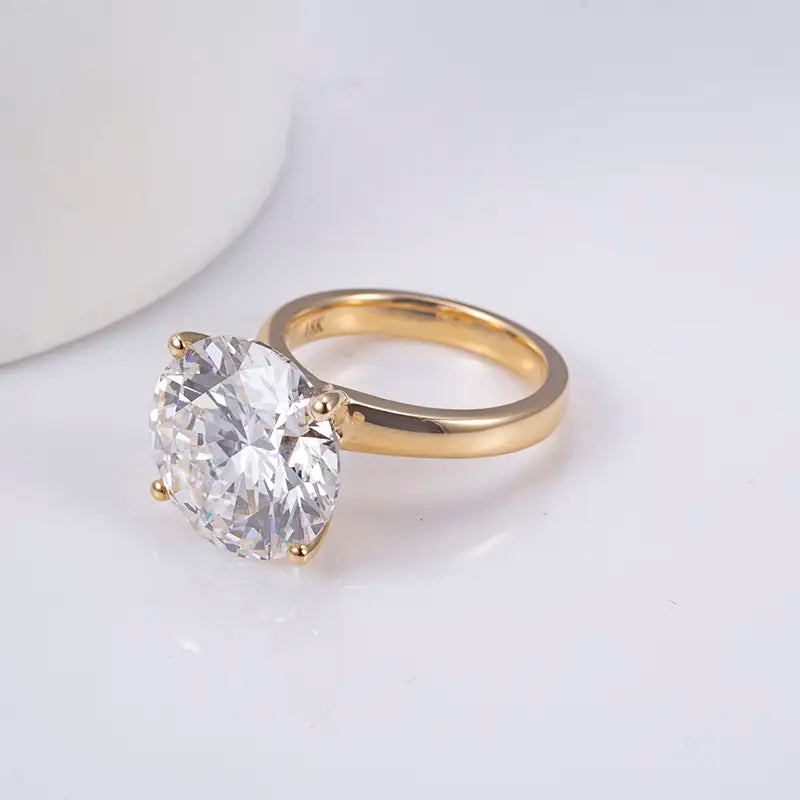 Eco-1421 | 8ct CVD Lab Diamond Halo Ring  By Ecogemma