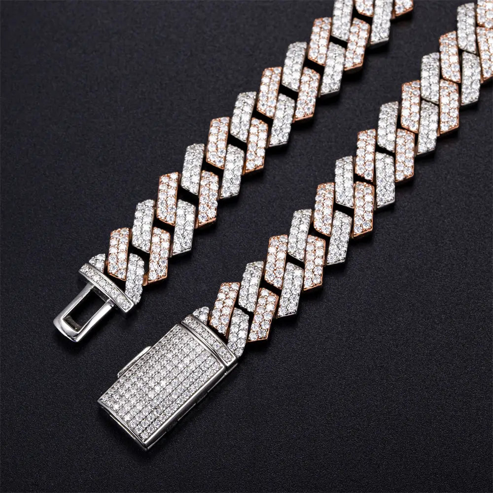 Ecogemma Harley-518 Iced Out Cuban Link Chain